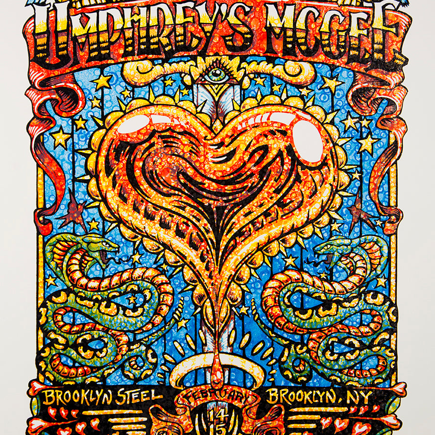 AJ Masthay "Umphrey's McGee - Brooklyn Steel" Watercolor