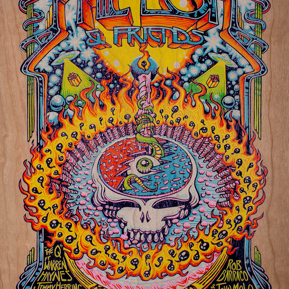 AJ Masthay "Phil Lesh & Friends - 80th Birthday" Cherry Wood Veneer Variant