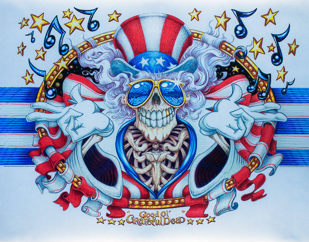 AJ Masthay "US Blues" Metallic Foil Variant