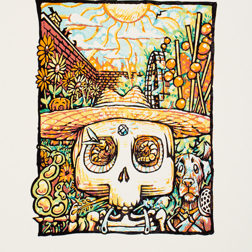 AJ Masthay "The Vegetable Garden" Watercolor