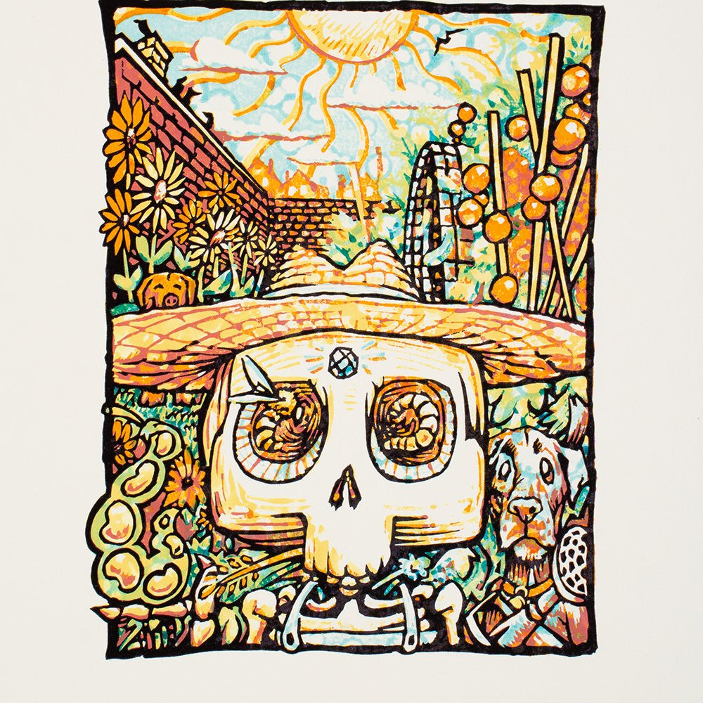 AJ Masthay "The Vegetable Garden" Watercolor