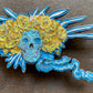 AJ Masthay "Bertha - Blue Marigold" 3D Enamel Pin