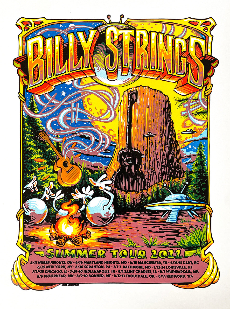 AJ Masthay "Billy Strings Summer Tour 2022"