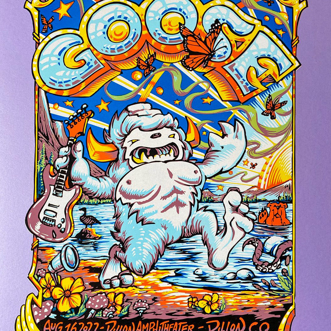 AJ Masthay "Goose - 8/16/22 & 8/17/22" Amethyst Stardreams Diptych AE