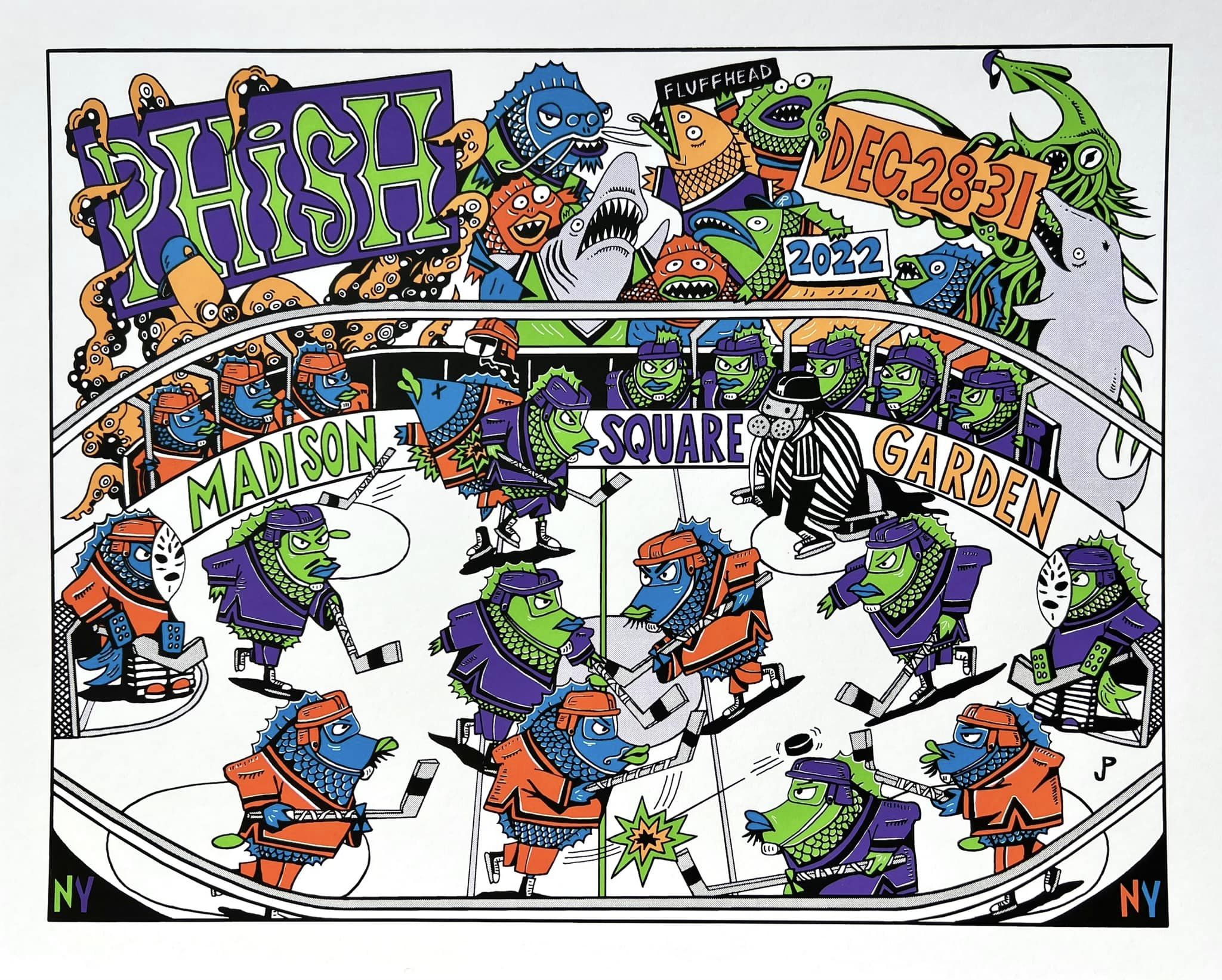Jim Pollock "PHISH - Madison Square Garden 2022" [LOTTERY ENTRY]