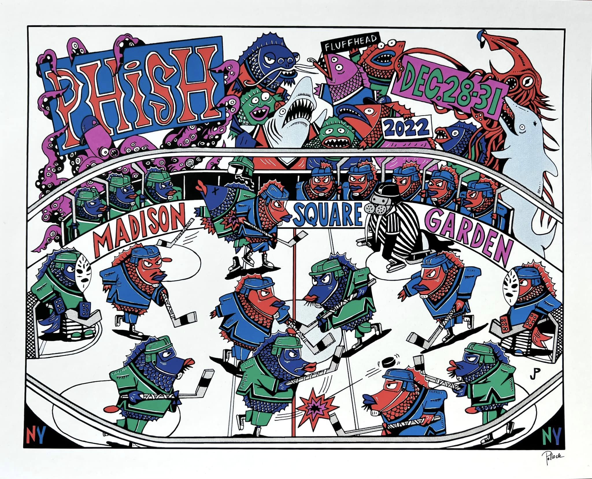 Jim Pollock "PHISH - Madison Square Garden 2022" [LOTTERY ENTRY]