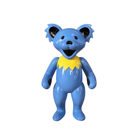 MEGA Grateful Dead Bear (Blue) - Resin Statue