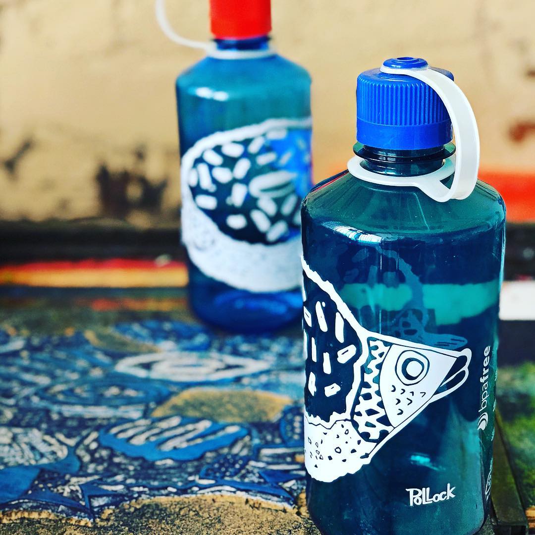 Pollock Prints - 2018 Donut Fish - Nalgene