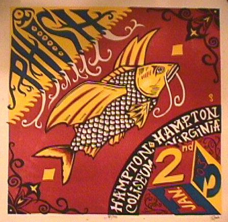 Phish 2003 Hampton Fish - numbered ed #45