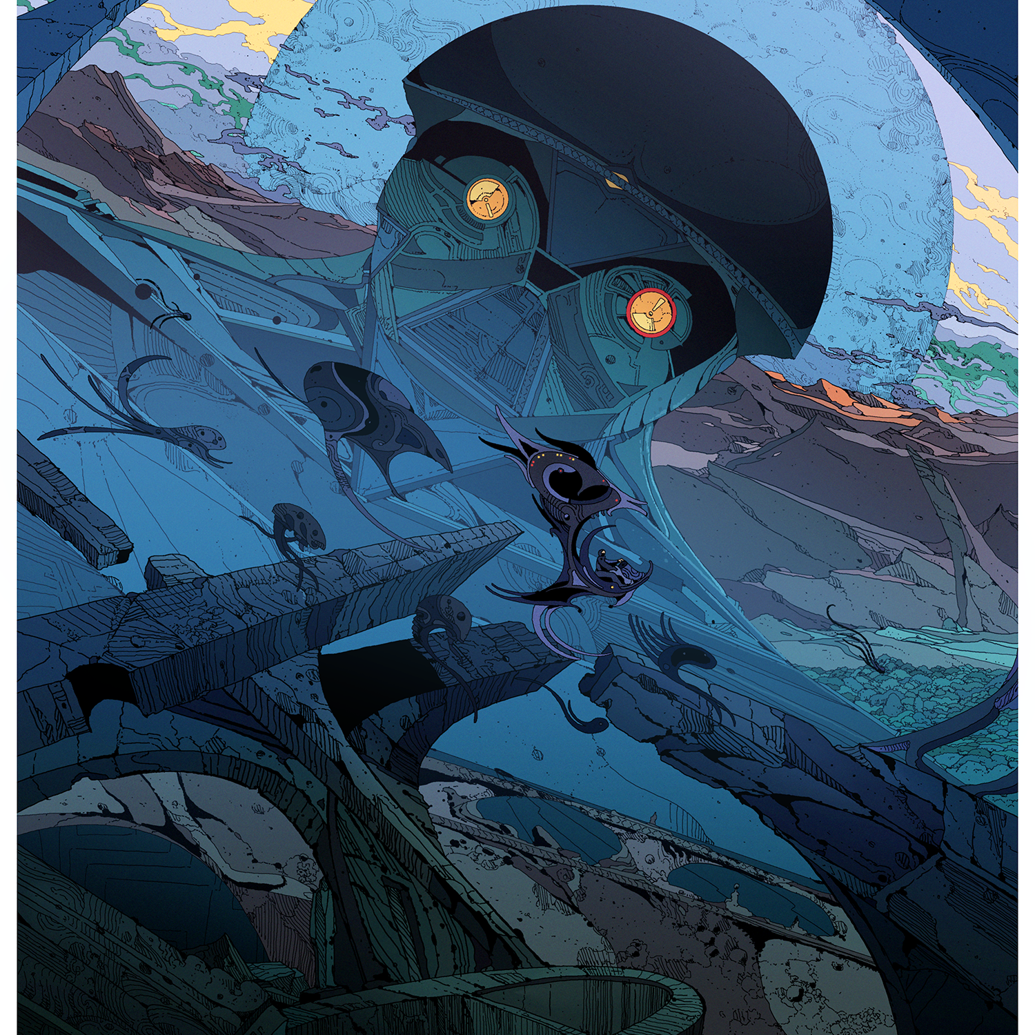 Kilian Eng "Airship II"