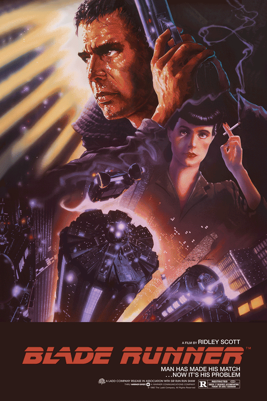 John Alvin "Blade Runner" 3D Lenticular Plex