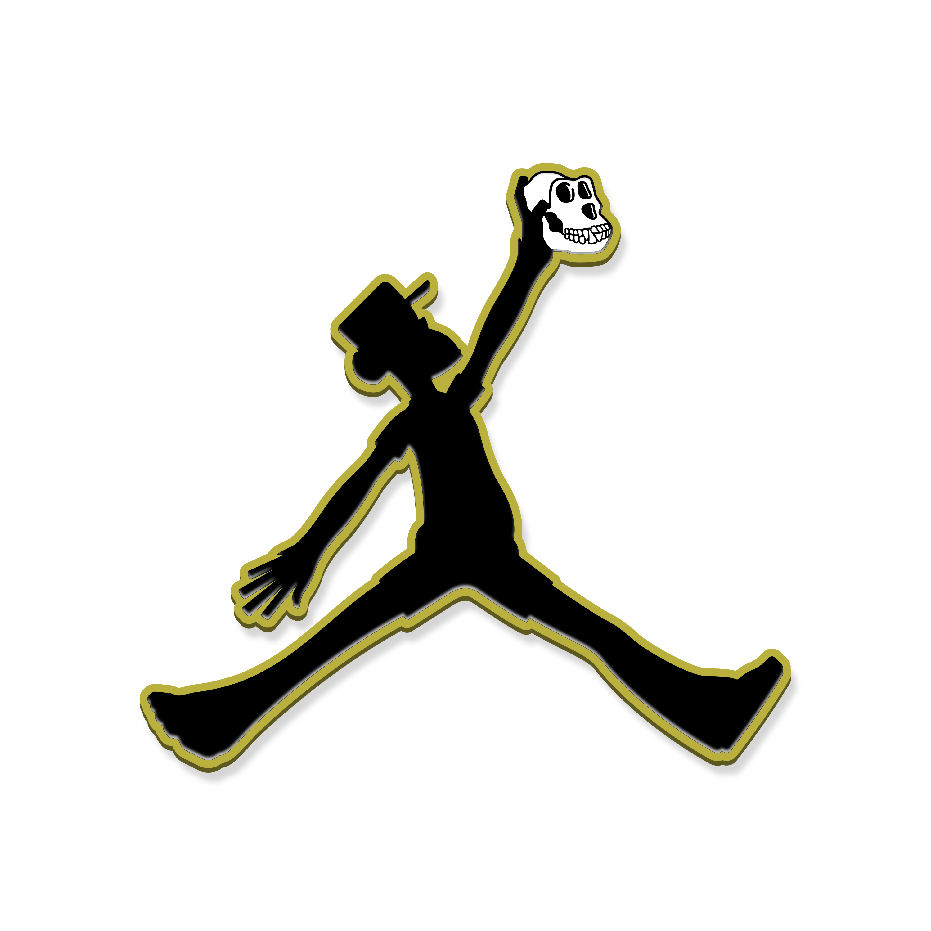 Bored Air (Gold Variant) - Enamel Pin