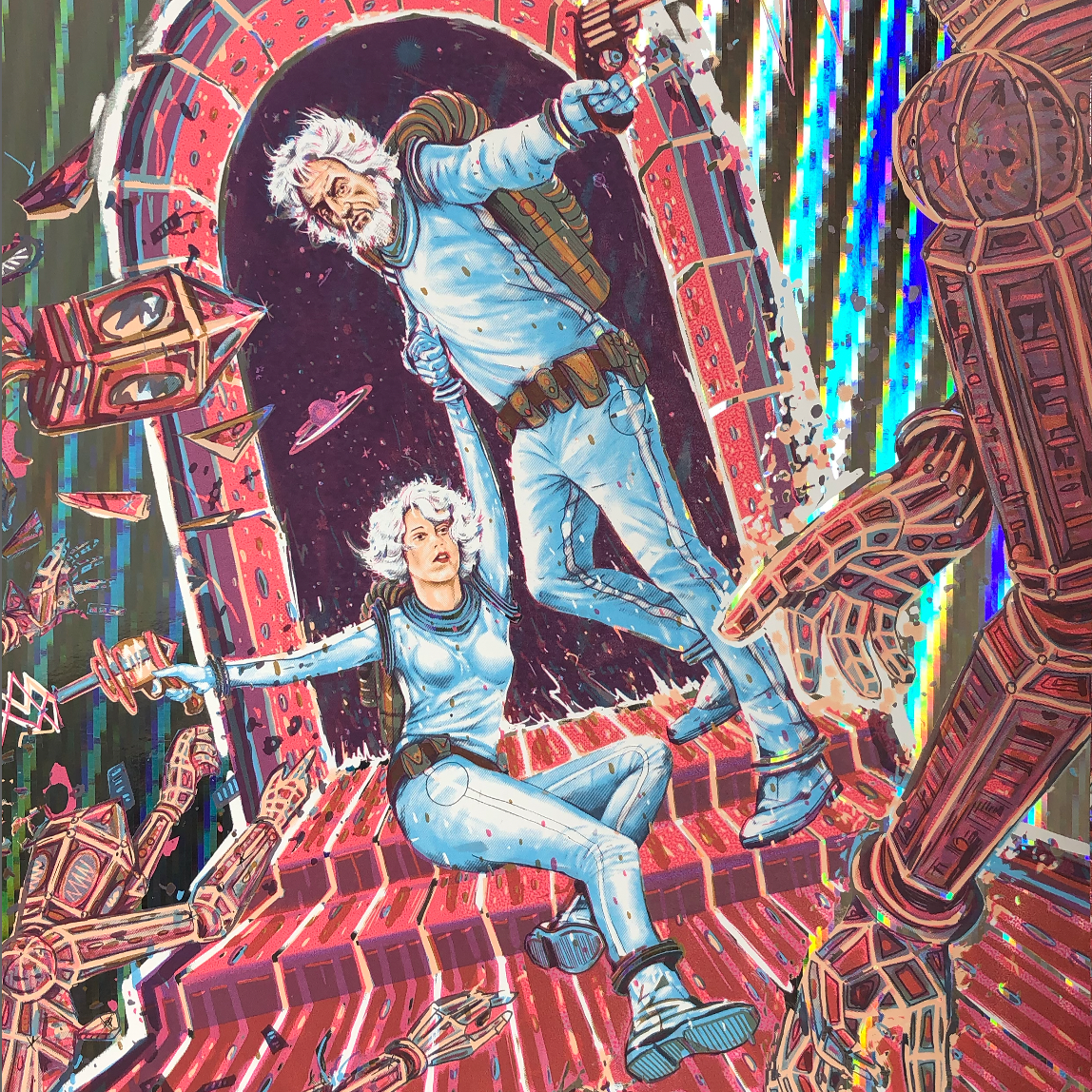 Zeb Love "At The Door" Beads of Light Foil Variant