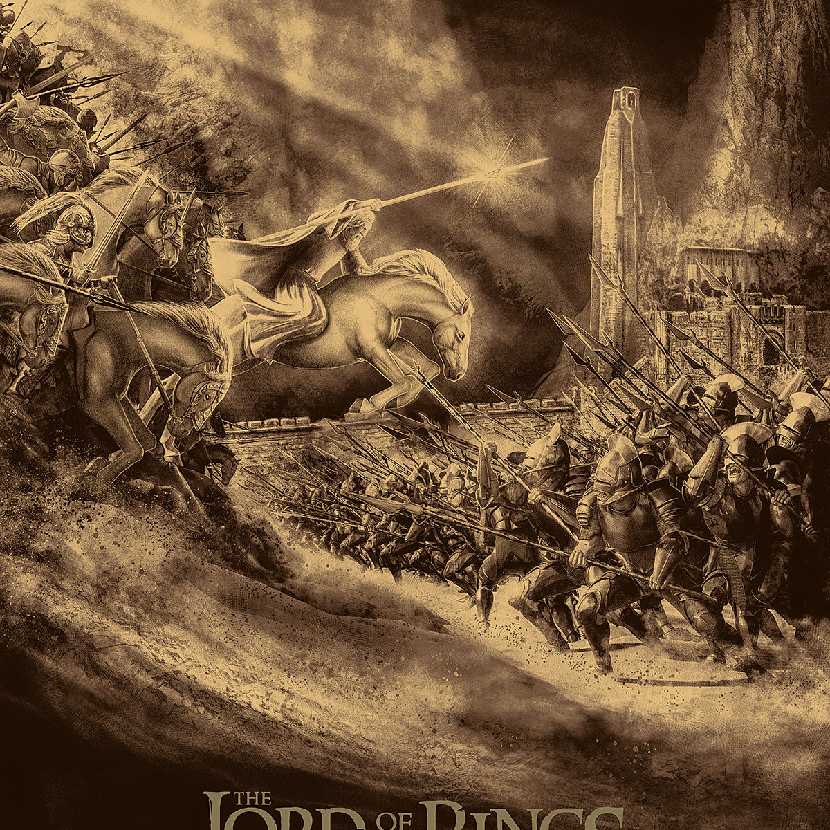 Chris Skinner "The Lord of the Rings: The Two Towers" Foil Variant
