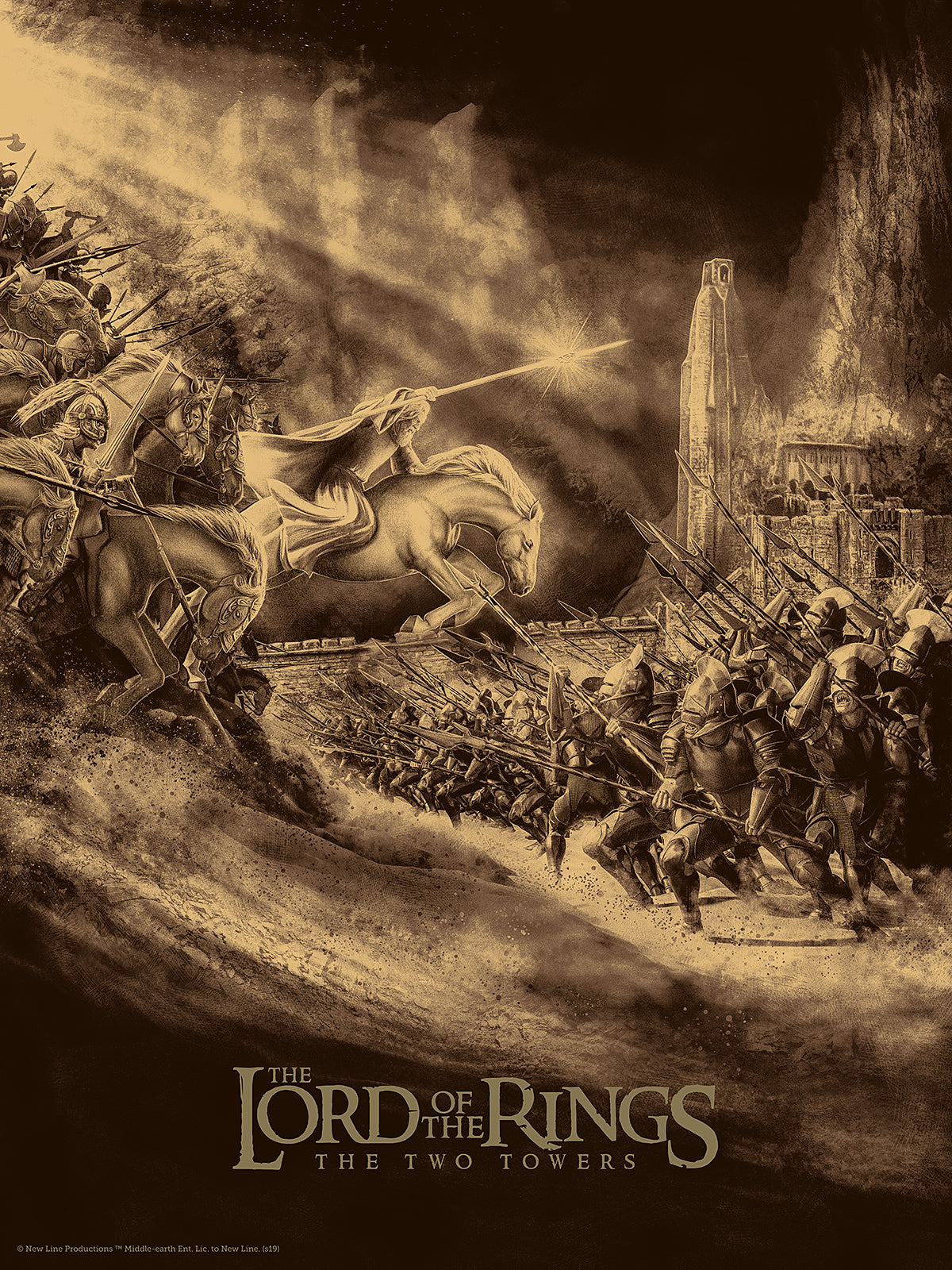 Chris Skinner "The Lord of the Rings: The Two Towers" Foil Variant