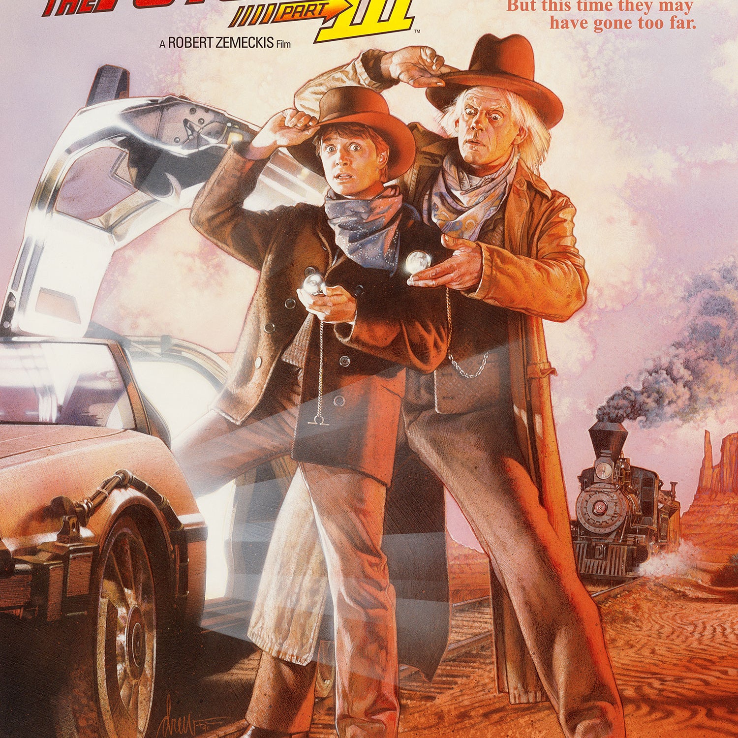 Drew Struzan "Back to the Future Part III" Variant