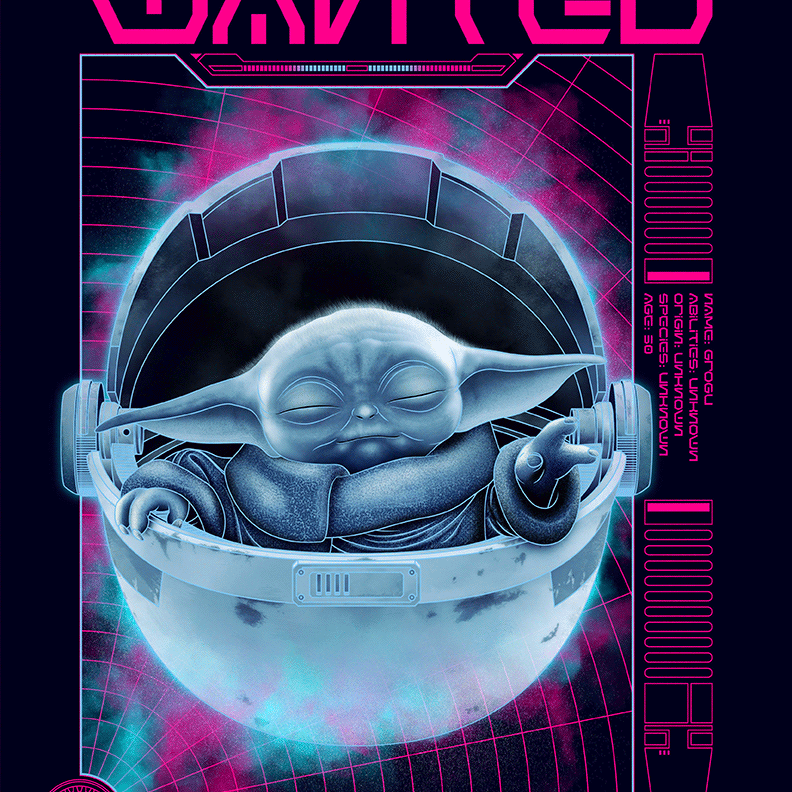 Bruce Yan "Grogu Bounty" Lenticular