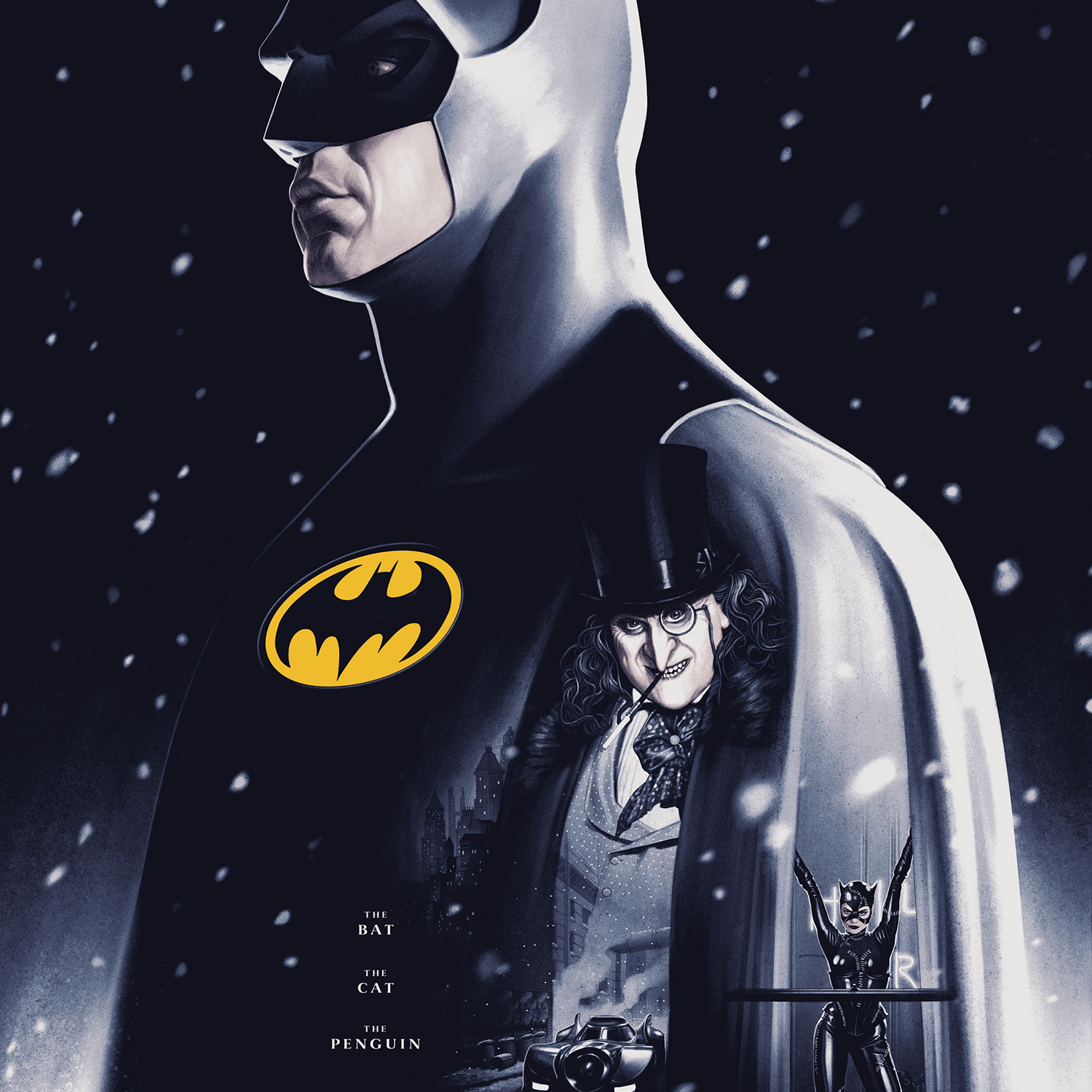 Phantom City Creative "Batman Returns" Acrylic Panel Print