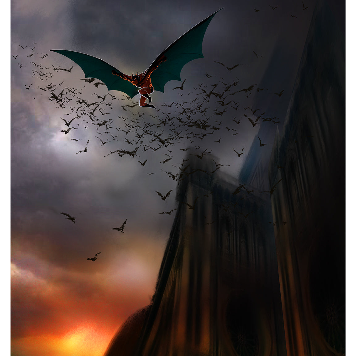 Mark Chilcott "Bats Flying"