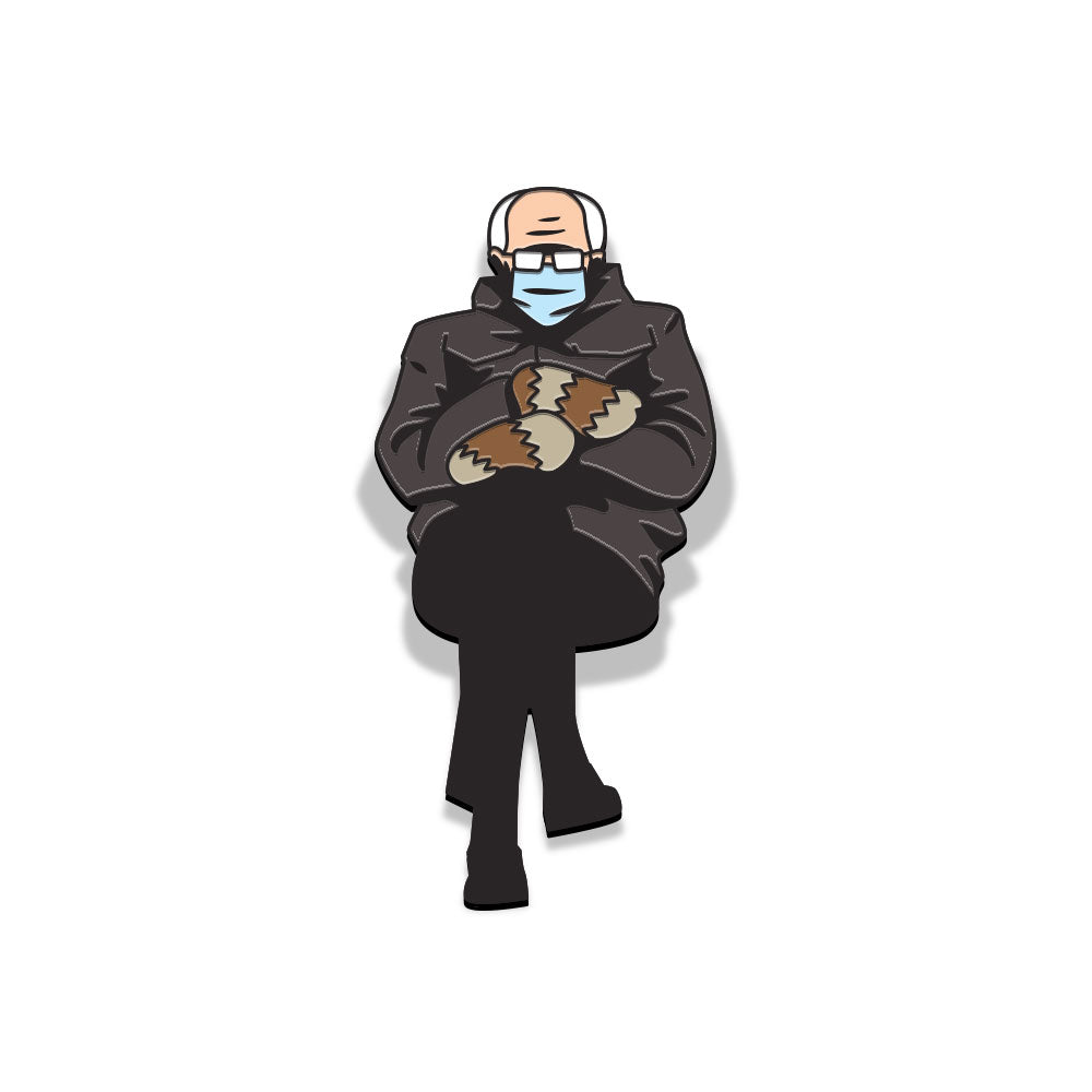 Inauguration Bernie - Enamel Pin – Bottleneck Gallery