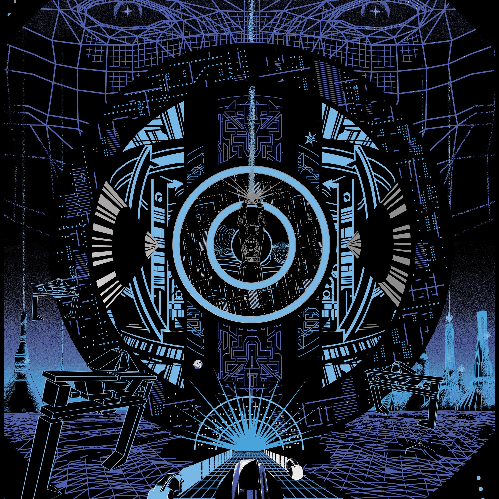 Raid71 "Tron" Blue Variant - Foil