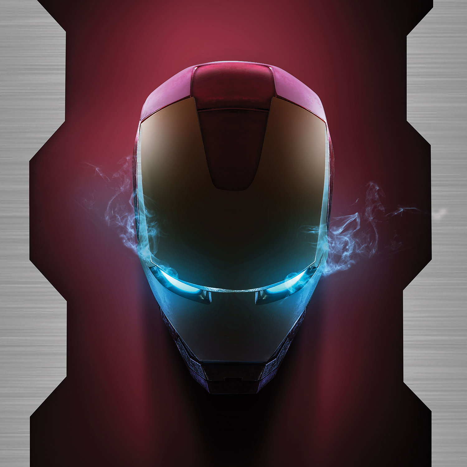 BossLogic "I Am Iron Man" Aluminum Print