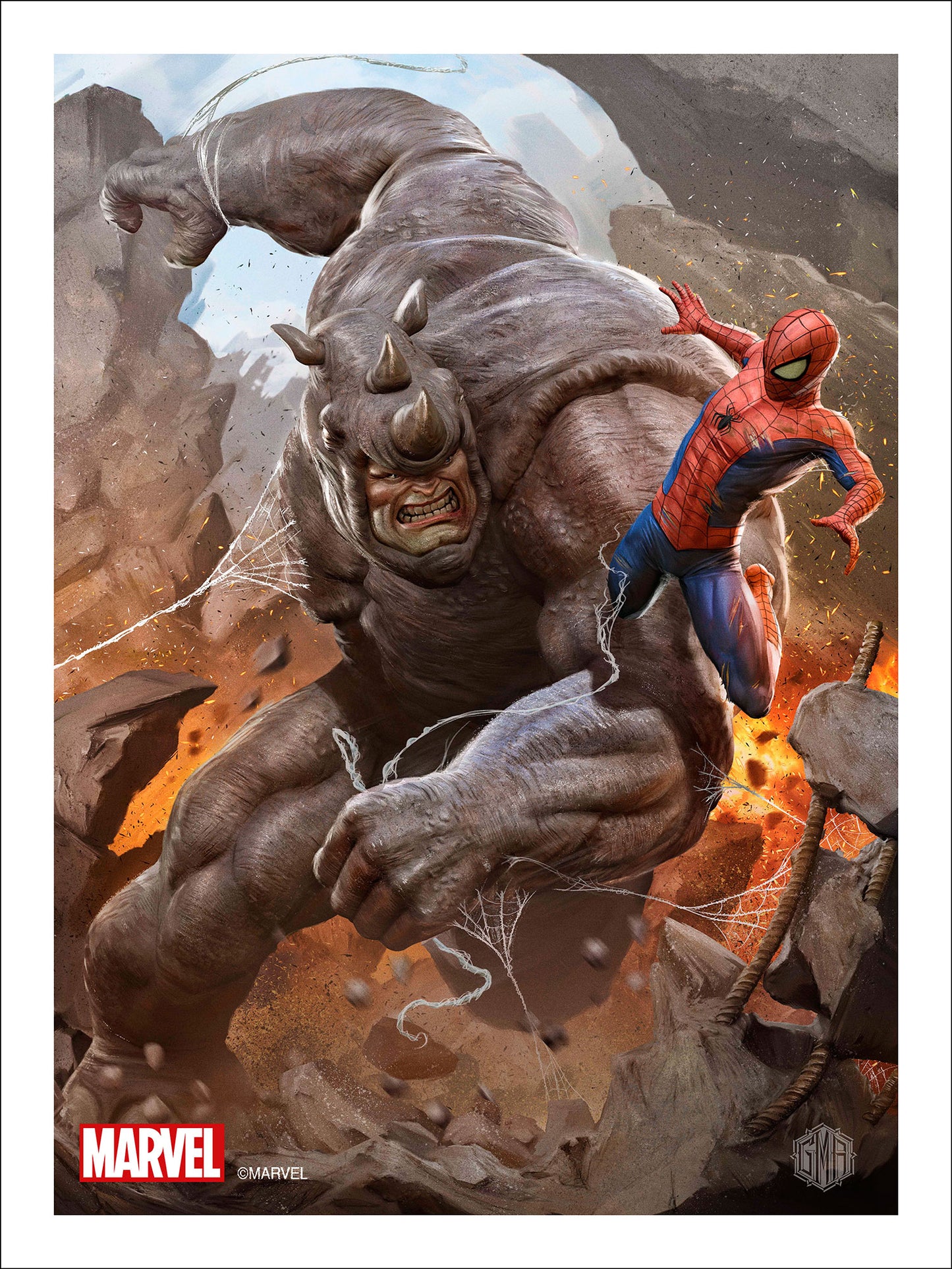 Carlos Dattolis "Spider-Man vs. Rhino"
