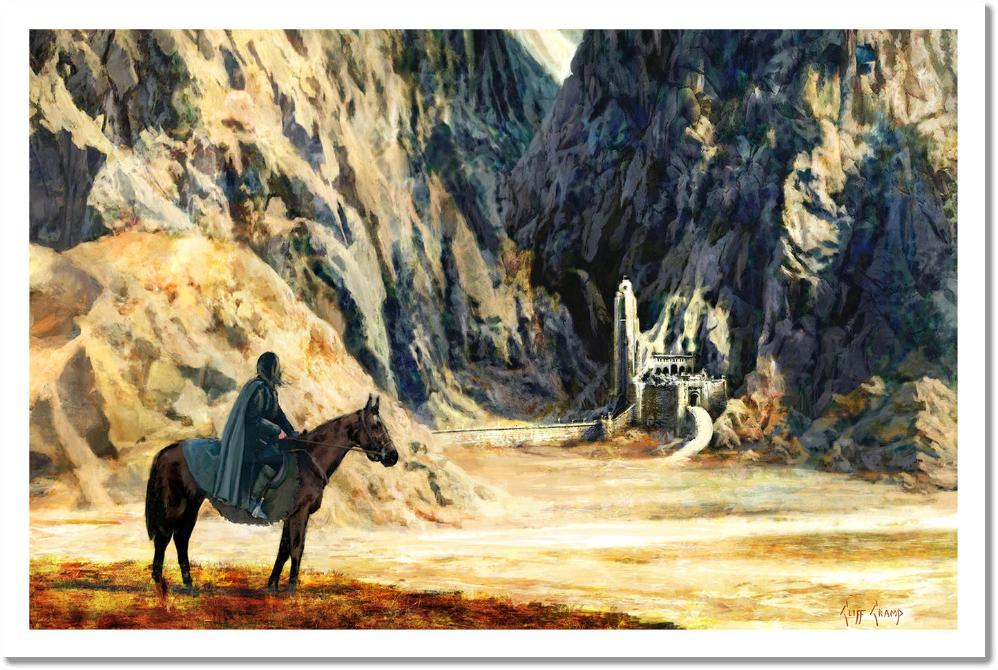 Cliff Cramp "Aragorn At Helms Deep"