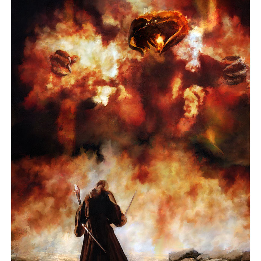 Cliff Cramp "Gandalf and Balrog"
