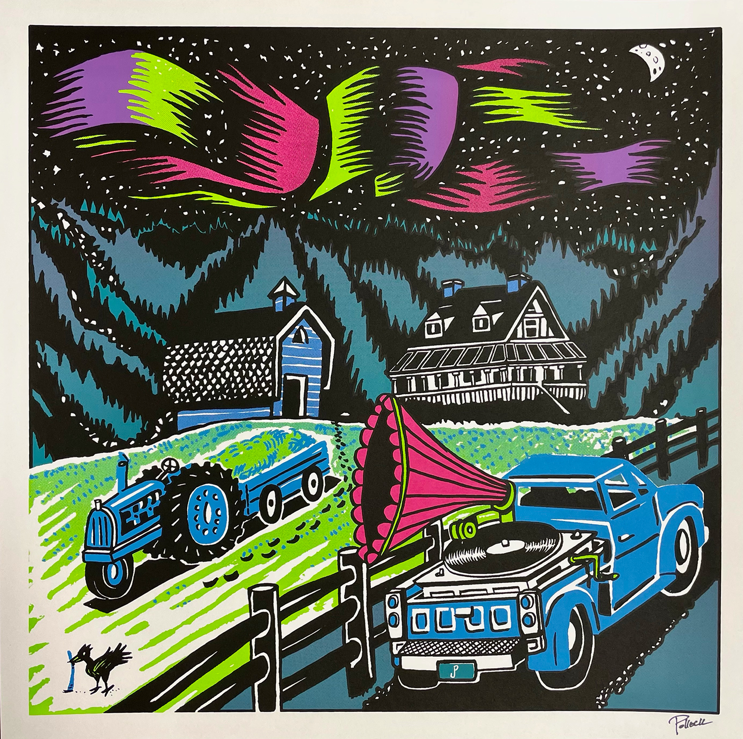 Jim Pollock "Cluster Flies Album Art" Ford Edition