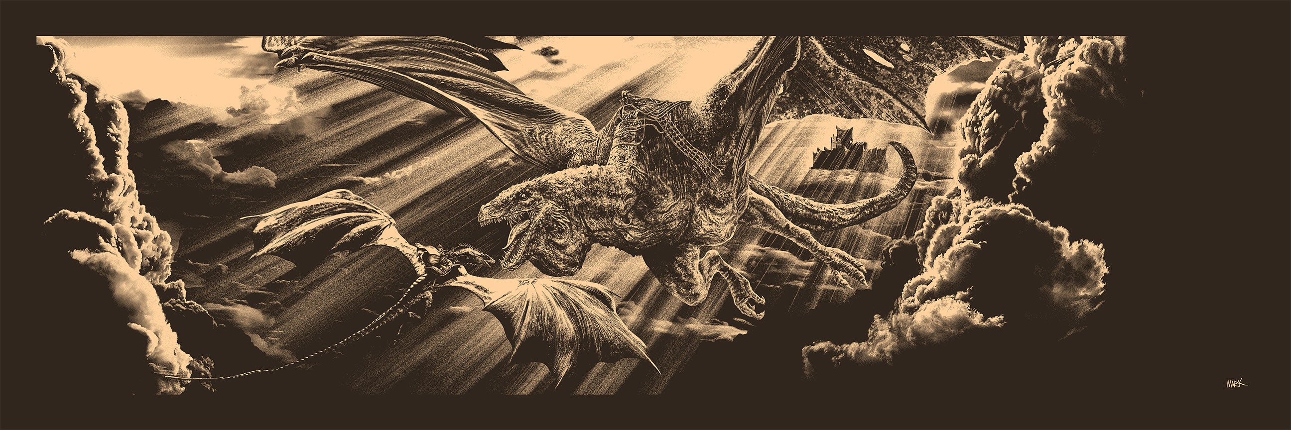 Mark Englert "Daor, Vhagar!" Variant