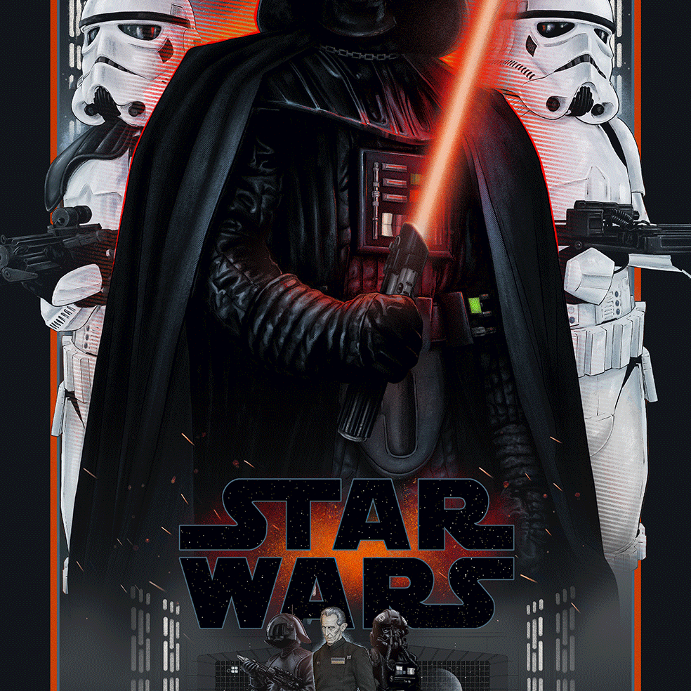 Vance Kelly "Galactic Empire" Variant - 3D Lenticular PLEX