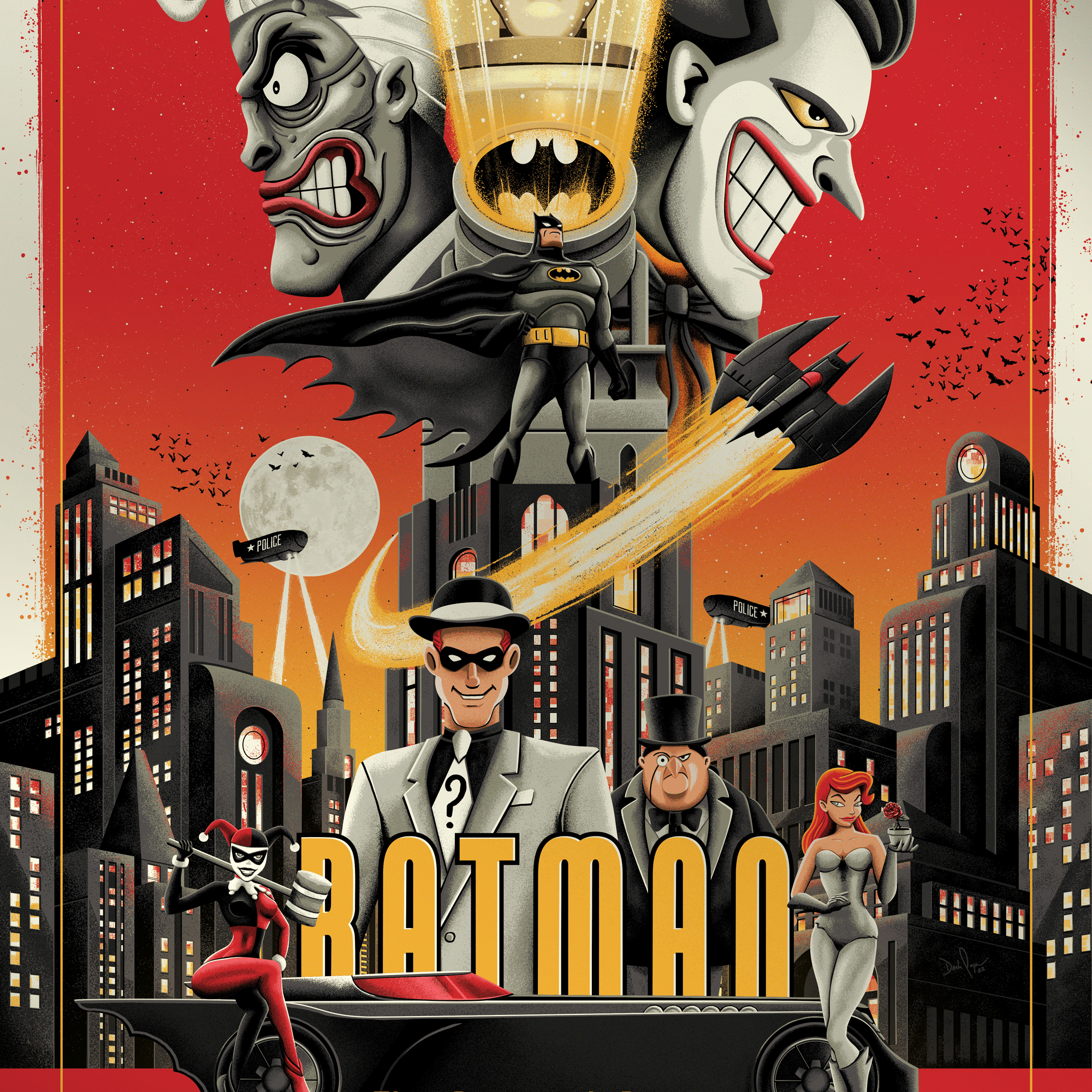 Derek Payne "Batman: The Animated Series" Silver Metallic Variant