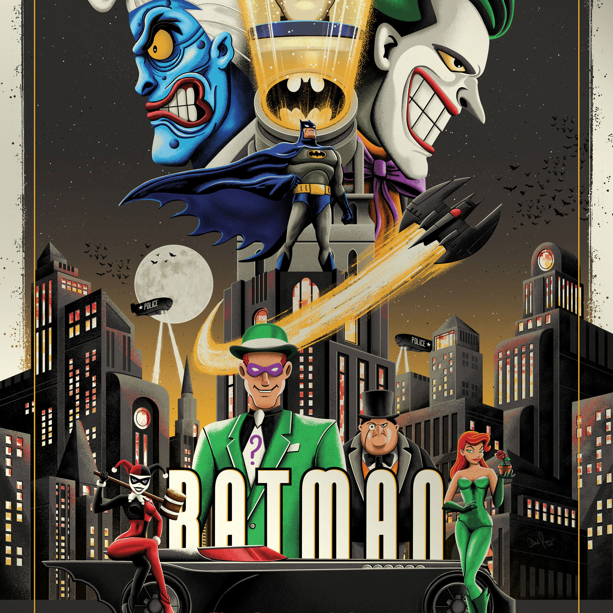 Derek Payne "Batman: The Animated Series" Silver Metallic