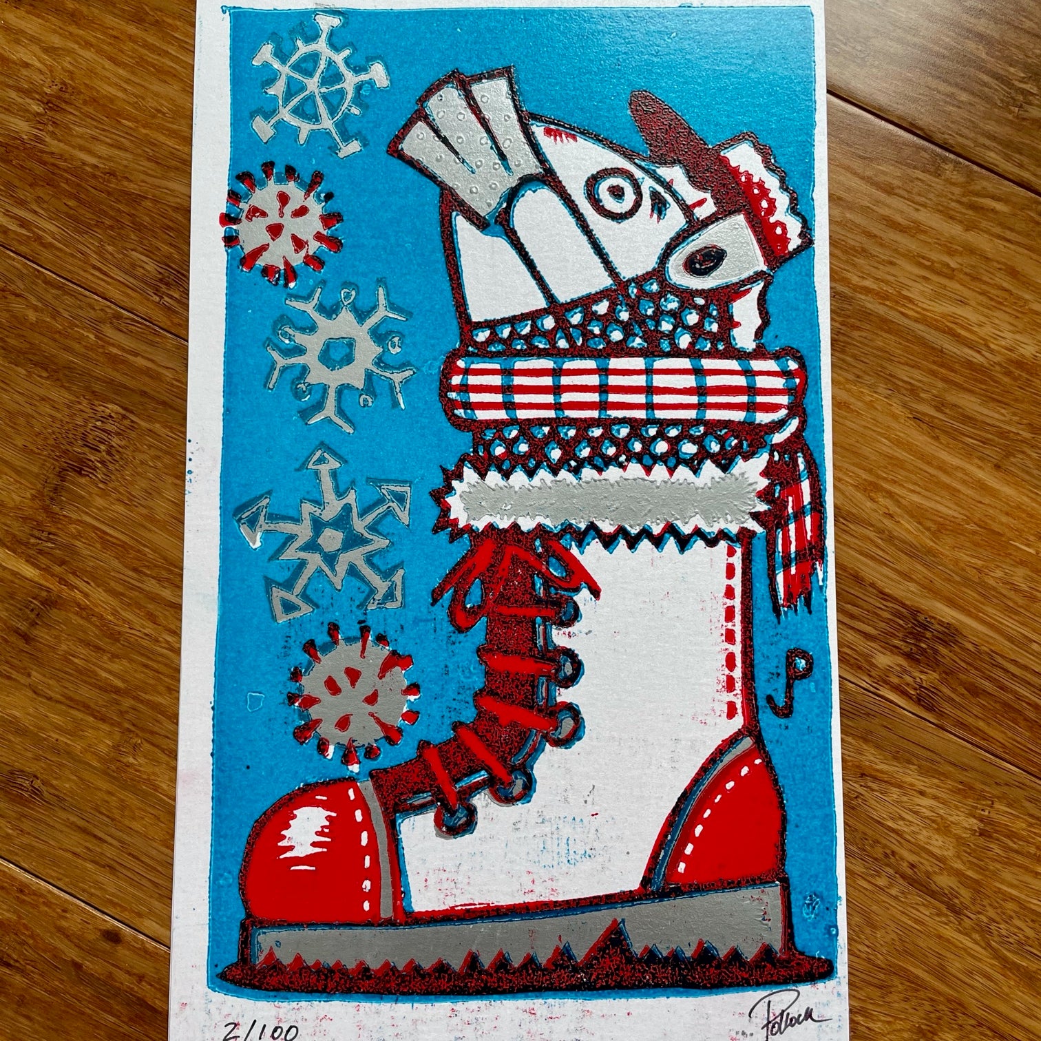 Jim Pollock "Quarantine Season" Neenah Stardream Edition [LOTTERY ENTRY]