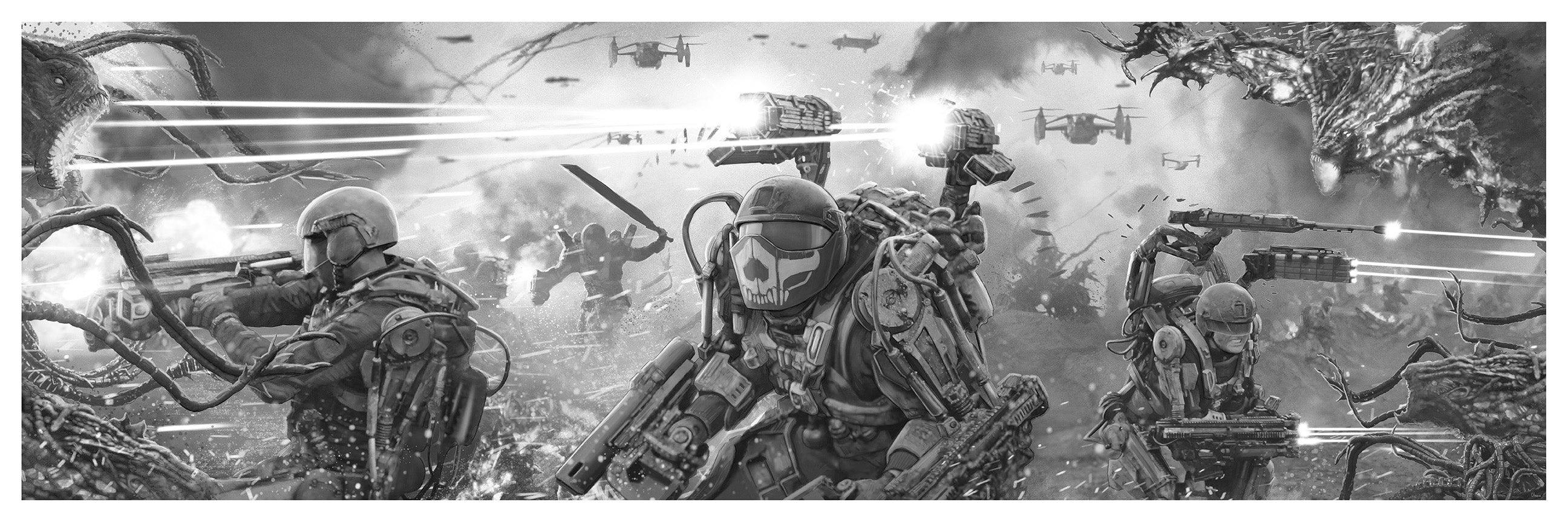 Pablo Olivera "All You Need Is Kill" B&W Variant AP