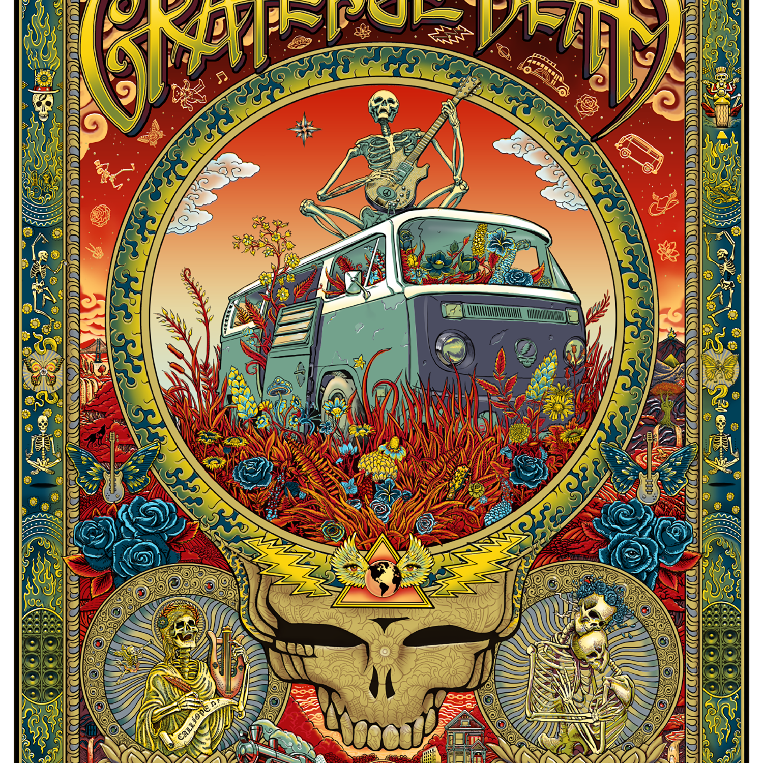 Emek "Grateful Dead" Green Variant