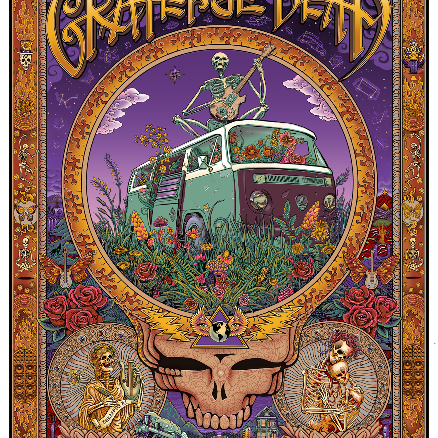 Emek "Grateful Dead" Purple Variant