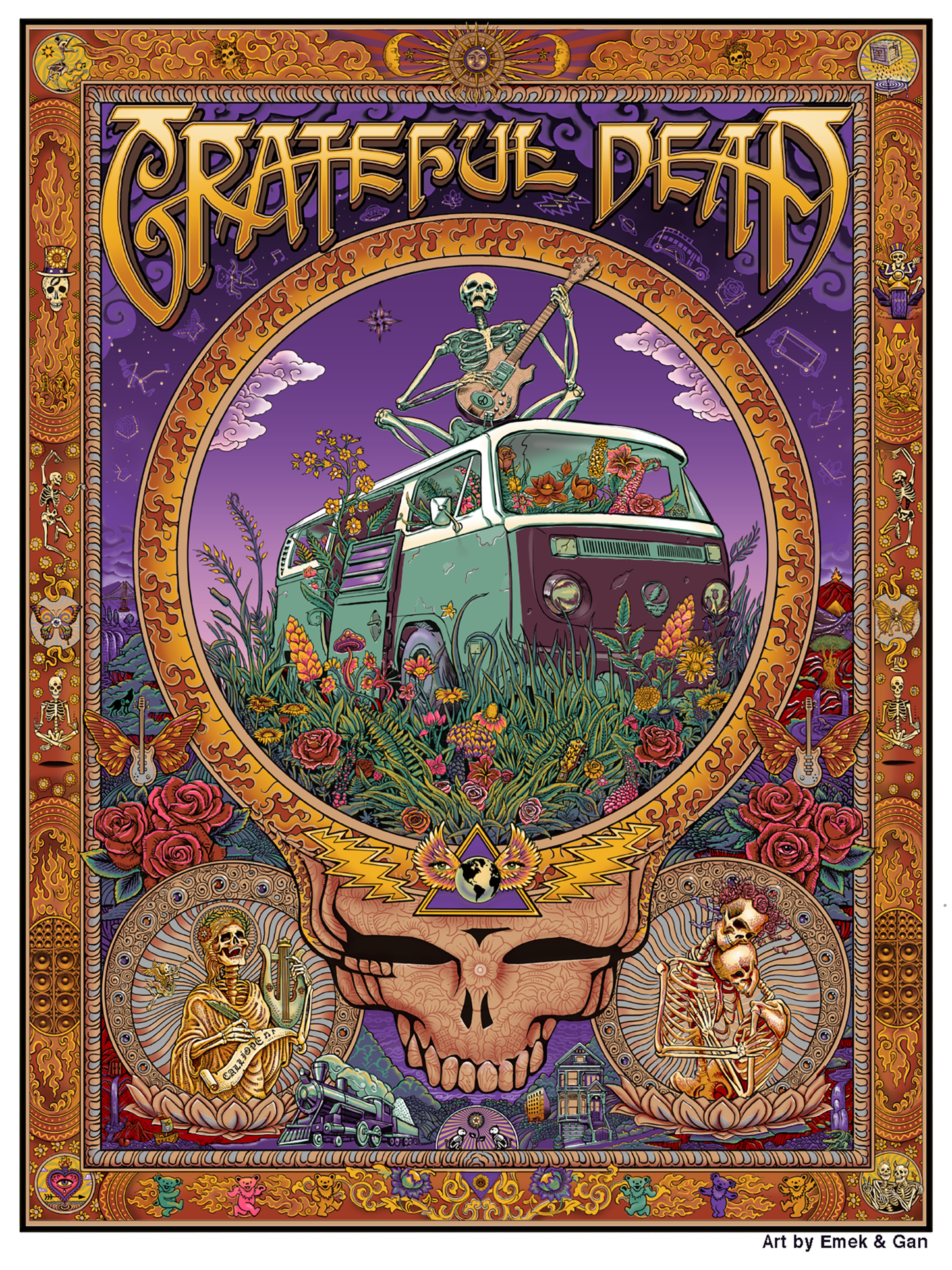 Emek "Grateful Dead" Purple Variant