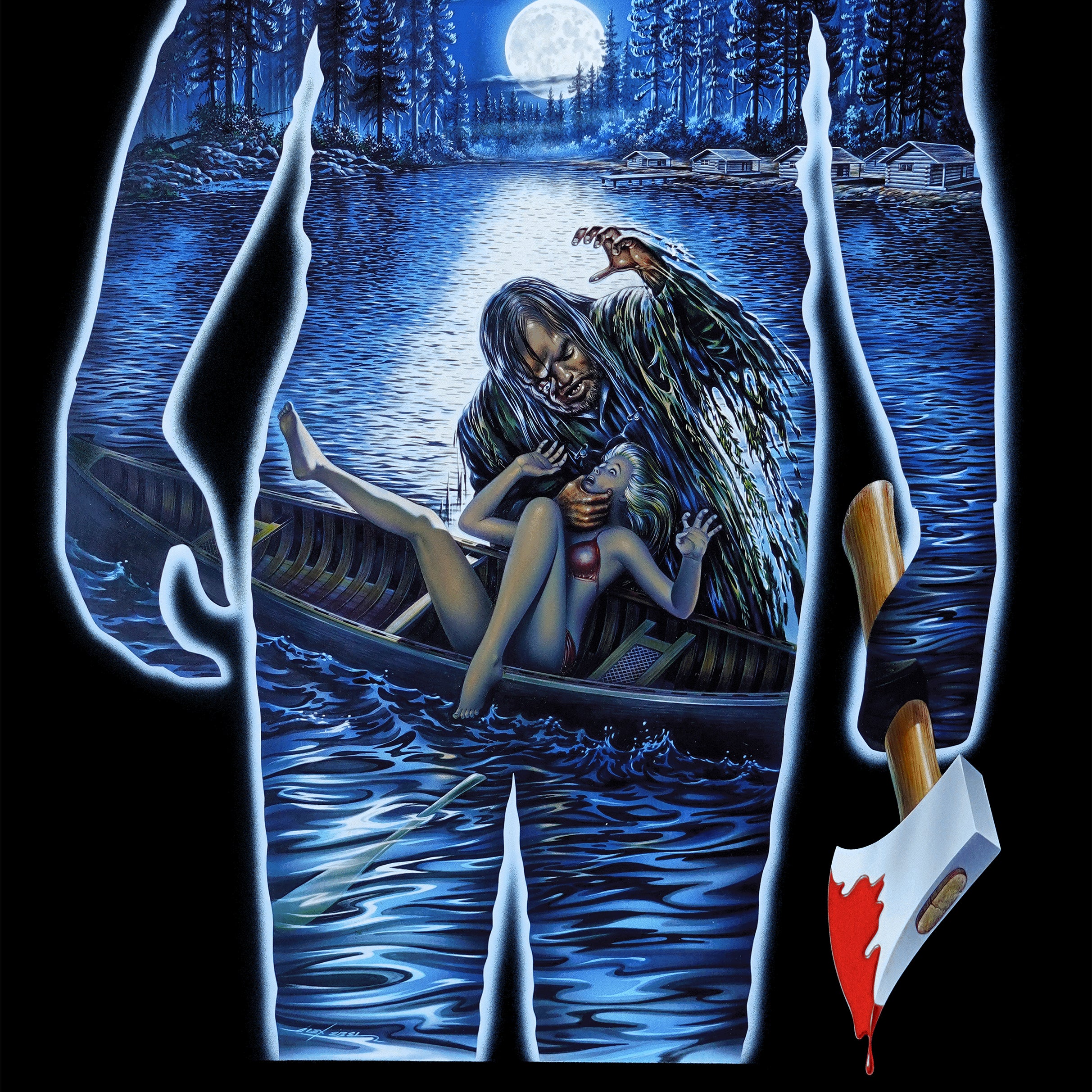 Spiros Angelikas "Friday the 13th Part 2" Glow-in-the-Dark Variant