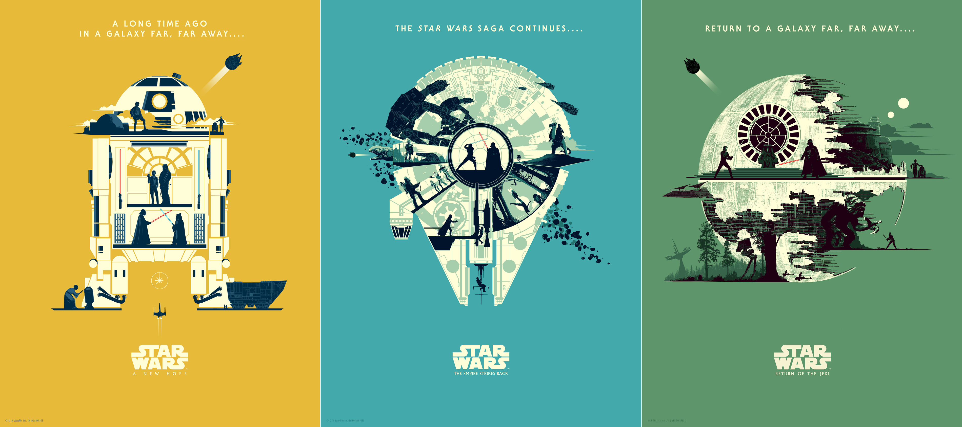 Matt Ferguson "Star Wars Trilogy" Timed Edition SET