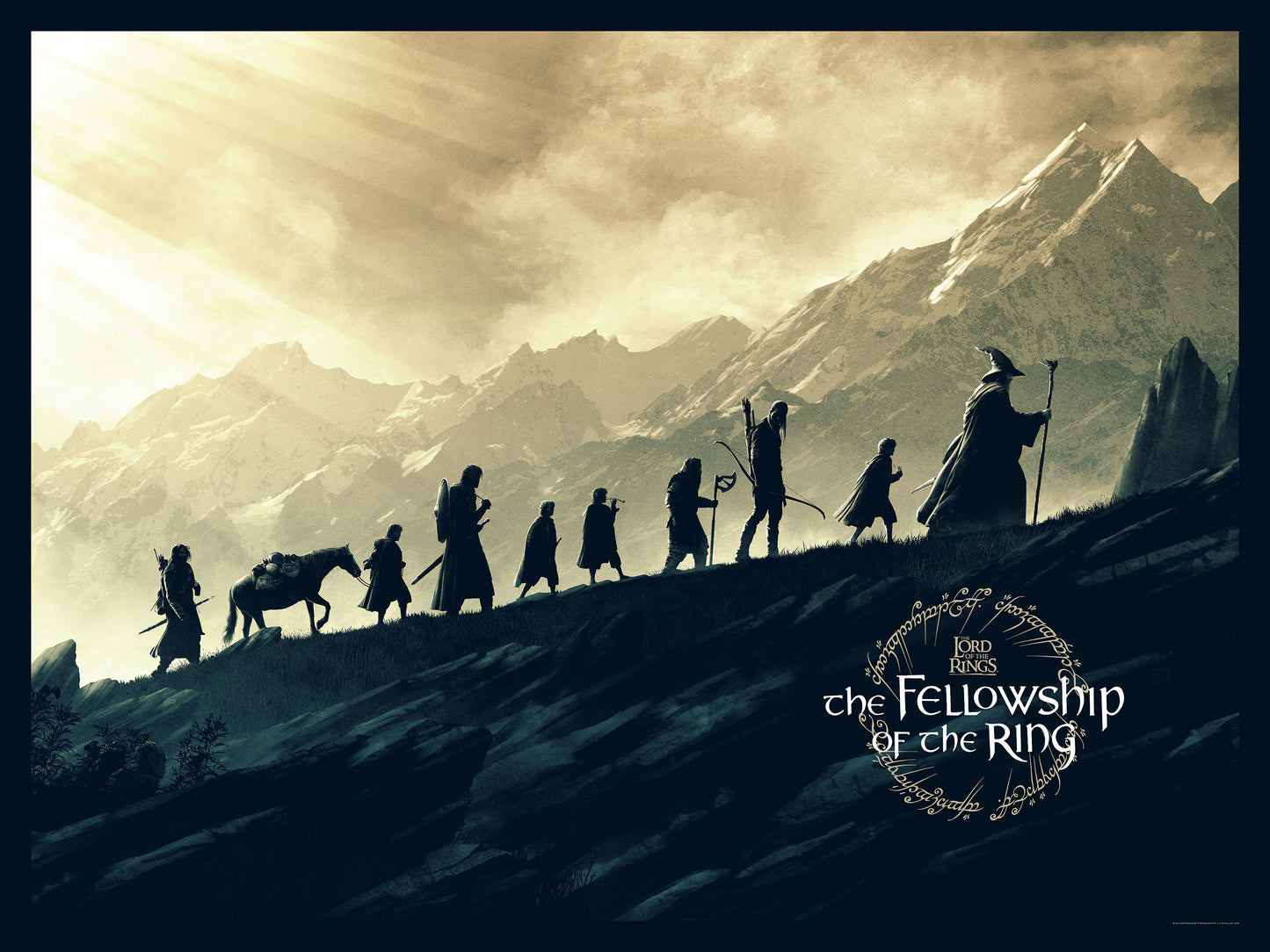 Matt Ferguson "The Lord of the Rings: The Fellowship of the Ring" Quad