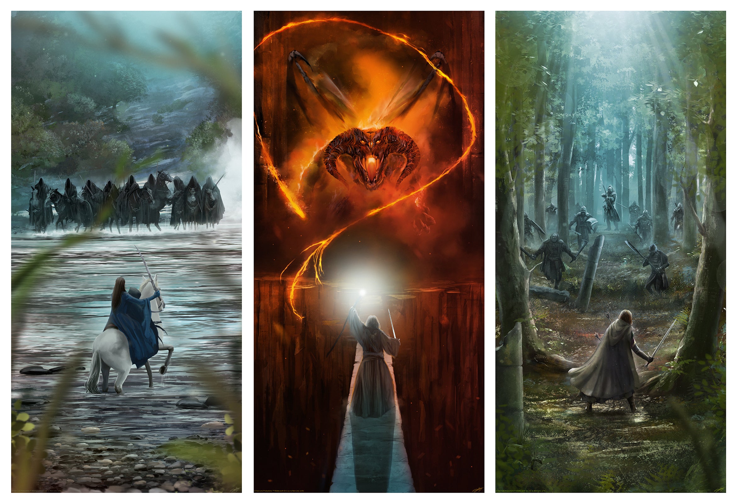 Andy Fairhurst "The Lord of the Rings" SET