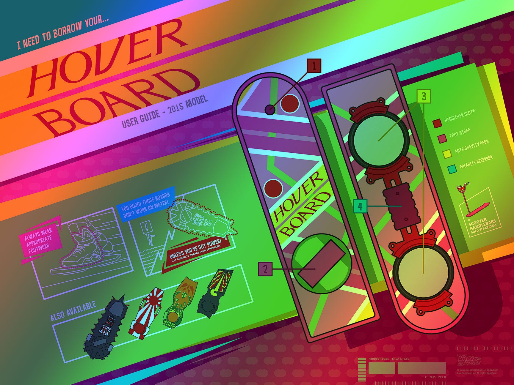 Florey "Back to the Future - Infographics" Foil Variant