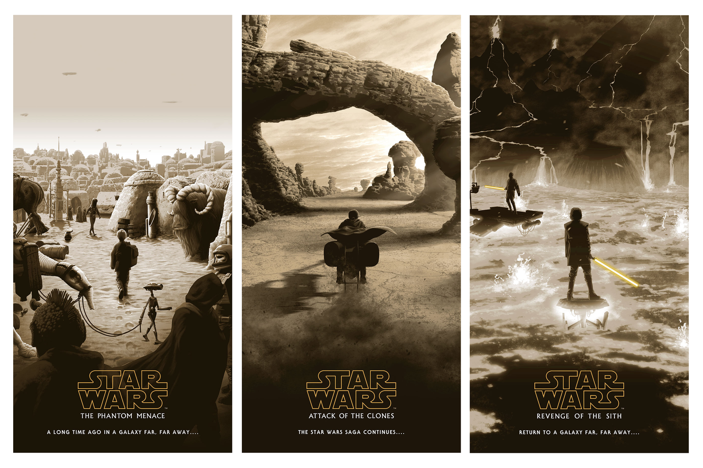 Florey "Star Wars: Prequel Trilogy" Variant SET