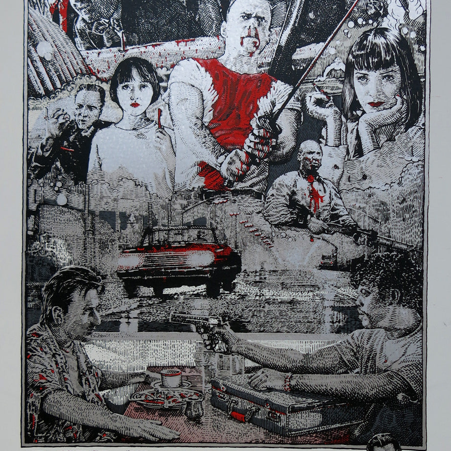 David Welker "Pulp Fiction" Embossed Foil Edition