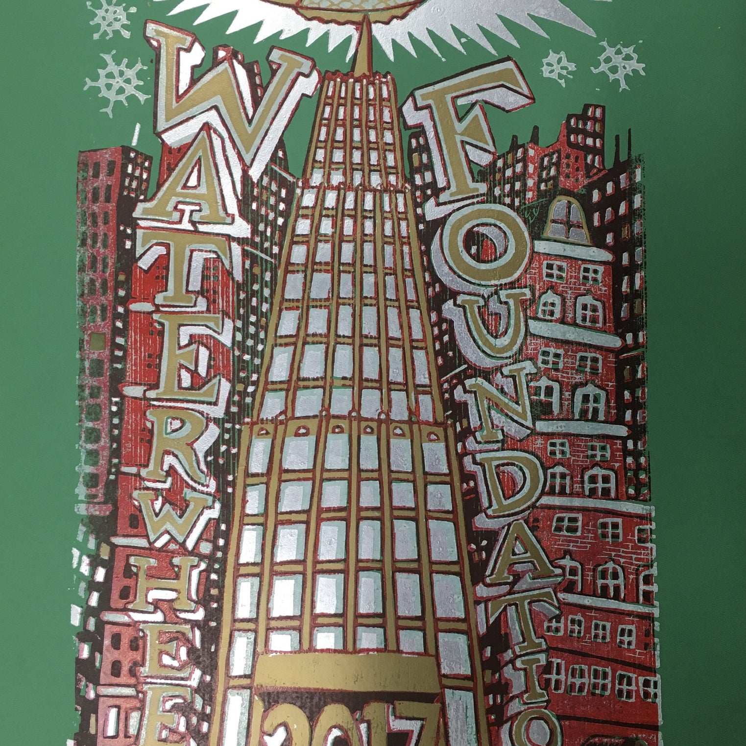 Jim Pollock "Waterwheel Foundation 2017" Green Variant
