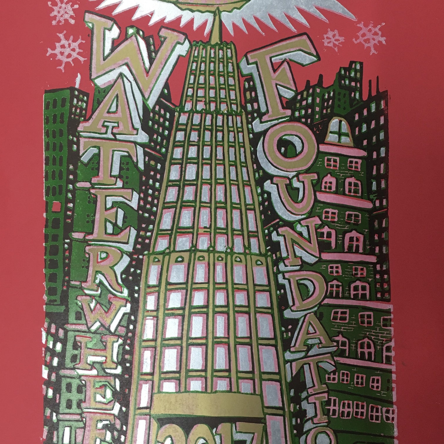 Jim Pollock "Waterwheel Foundation 2017" Red Variant