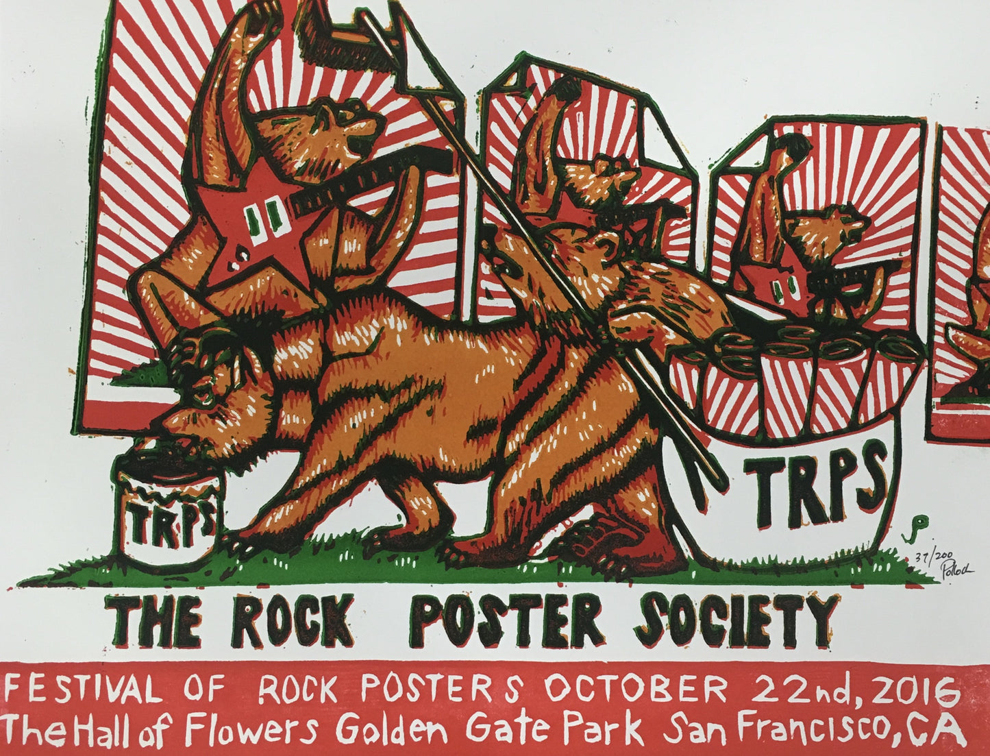 Jim Pollock "TRPS: The Rock Poster Society - October 22nd, 2016"