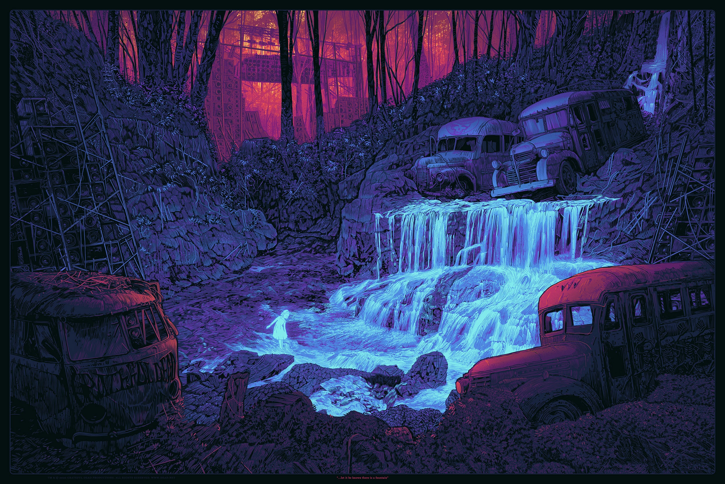 Daniel Danger "Let it be known there is a fountain" Scarlet Begonias